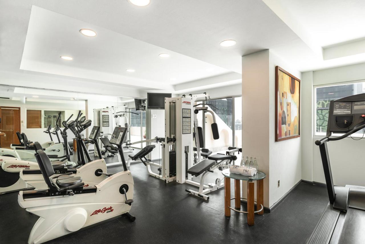 Eurostars Zona Rosa Suites Meksika Dış mekan fotoğraf The gym at the hotel