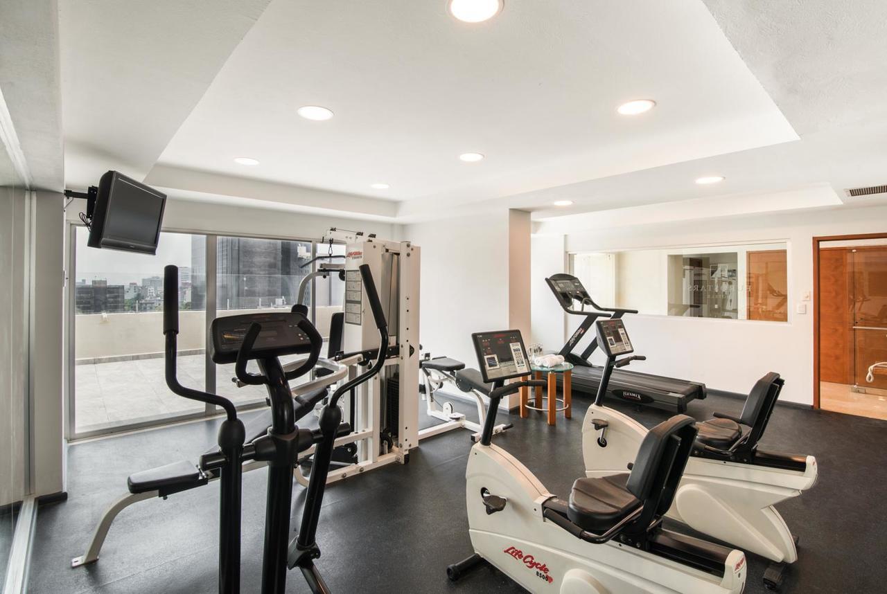 Eurostars Zona Rosa Suites Meksika Dış mekan fotoğraf The gym at the hotel